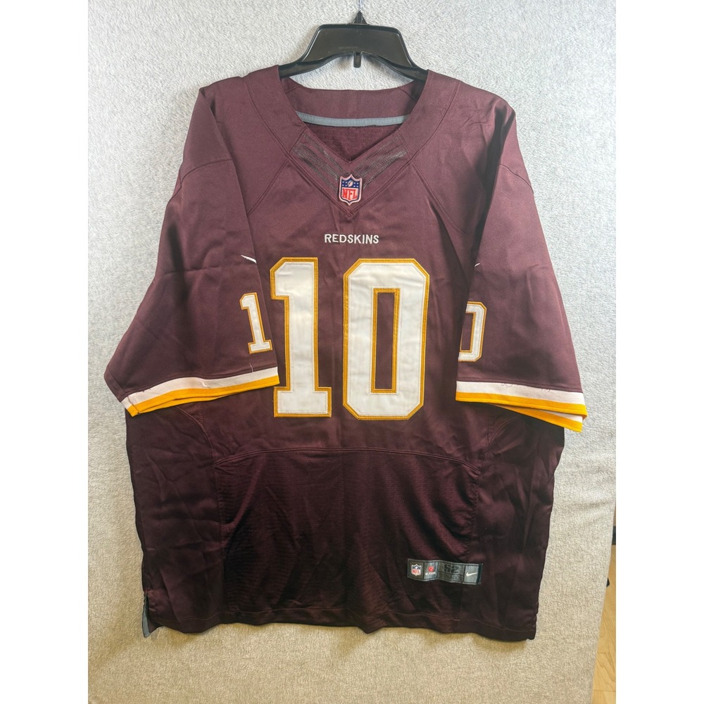 Nike Washington Redskins RG3 Robert Griffin III Jersey Stitched Burgundy Size 52